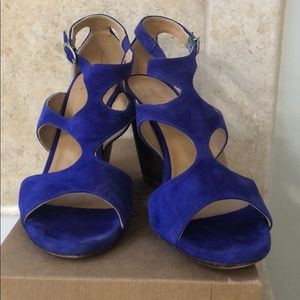 Coclico purple wedge sandal